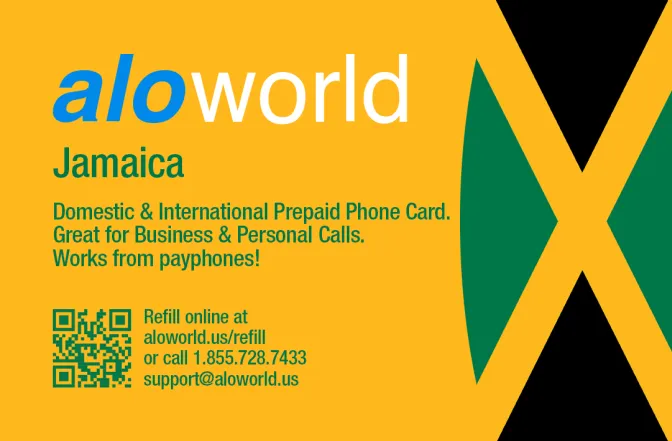 Call Jamaica from United States or Canada cheap and easy with a calling card.